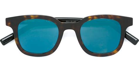 Dior Black Tie 219s Black/blue Mirror Men Authentic Sunglasses